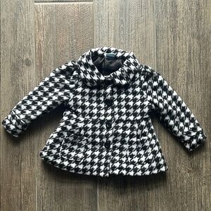 Stylish Black and White Kids Coat
